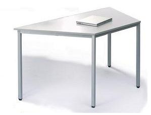 Trapeze kantinetafel 160 x 80 cm Grijs Grijs